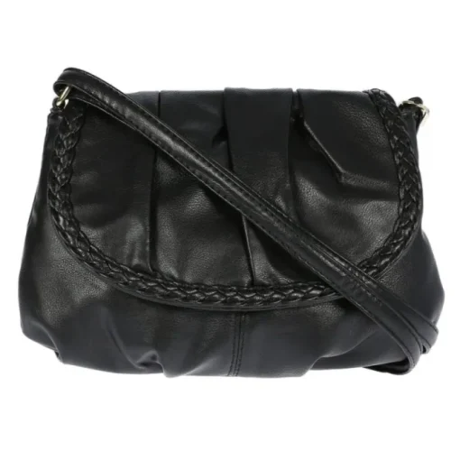, Abendtasche Kunstleder schwarz Handtasche Bag Street OTJ132S