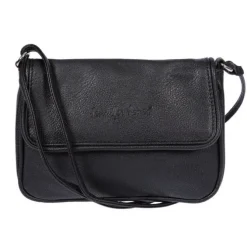 Abendtasche, Kunstleder schwarz Damentasche Jennifer Jones OTJ133S