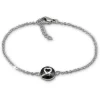 Amello Armband Keramik Herzchen schwarz Damen Edelstahlschmuck ESAX34S8