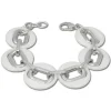 Amello Armband Keramik Magic weiß Damen Edelstahlschmuck ESAX03W