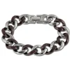 Amello Armband Keramik Panzer rotbraun Damen Edelstahlschmuck ESAX18N0