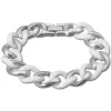 Amello Armband Keramik Panzer weiß Damen Edelstahlschmuck ESAX10W