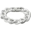 Amello Armband Keramik Panzer Big weiß Damen Edelstahlschmuck ESAX21W0