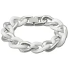 Amello Armband Keramik Panzer Big weiß Damen Edelstahlschmuck ESAX06W