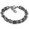Amello Armband Keramik Ringe schwarz Damen Edelstahlschmuck ESAX39S8