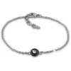 Amello Armband Keramik Stein Zirkonia schwarz Damen Edelstahlschmuck ESAX35S8