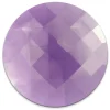 Amello Coin Acryl lila für Coinsfassung Edelstahlschmuck ESC708V