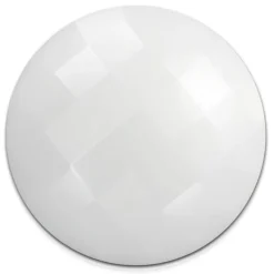 Amello Coin Acryl weiß für Coinsfassung Edelstahlschmuck ESC708W