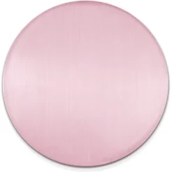 Amello Coin Cateye Glas 30mm rosa für Coinsfassung Edelstahlschmuck ESC707A