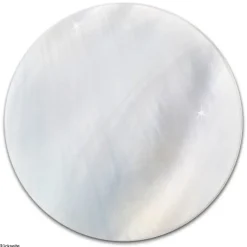 Amello Coin Perlmutt Quadrat 30mm für Coinsfassung Edelstahlschmuck ESC706N