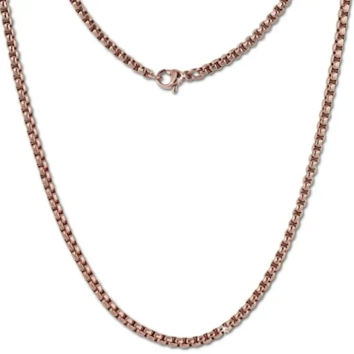 Amello Coins Ketten Set rose Edelstahl Kettenanhänger mit Kette 80cm ESCS41F