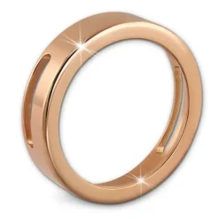 Amello Coinsfassung 30mm Edelstahl rosegold für Armband Stahlschmuck ESC022E