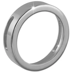 Amello Coinsfassung 30mm für ein Armband glänzend Edelstahlschmuck ESC022J