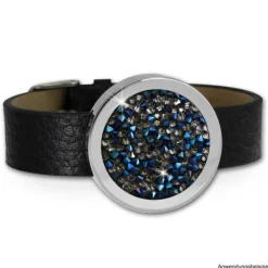 Amello Coinsfassung 30mm für ein Armband glänzend Edelstahlschmuck ESC022J
