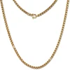 Amello Coinskette Edelstahl-Kette 50cm vergoldet Edelstahlschmuck ESC101Y