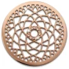 Amello Edelstahl Coin Lotusblume rosegold Zirkonia rose Stahlschmuck ESC532EW