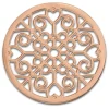 Amello Edelstahl Coin Muster rosegold für Coinsfassung Stahlschmuck ESC523E