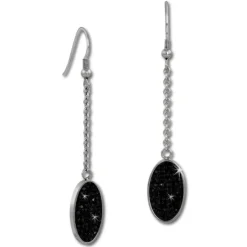 Amello Edelstahl Schmuckset Ohrringe & Armband Zirkonia schwarz ESSS03S