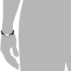 Amello Edelstahlarmband Karo Herren Damen Unisex Armband ESA505S
