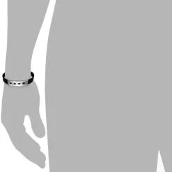 Amello Edelstahlarmband Karos Herren Damen Unisex Armband ESA506S