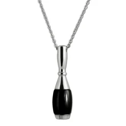 Amello Edelstahlschmuckset Kegel Keramik Kette, Armband, Ohrring ESSX15S