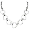 Amello Halskette Keramik Dreieck weiß Damen Edelstahlschmuck ESKX07W