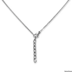 Amello Halskette Keramik Blume schwarz Damen Edelstahlschmuck ESKX28S