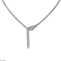 Amello Halskette Zirkonia weiß V-Kette Damen Edelstahlschmuck ESK100J