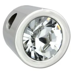 Amello Kettenanhänger Edelstahl Zirkonias Zirkonia weiß ESHS01W