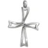 Amello Kettenanhänger Verschlungenes Kreuz Edelstahlschmuck ESHS53J