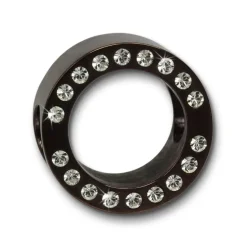 Amello Megabead Edelstahl Zirkonias Rad braun Armband AMZ105N
