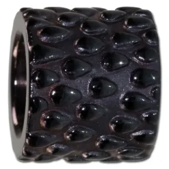Amello Megabeads Edelstahl Bead Blasen lila Armbandbead AMB083V