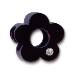 Amello Megabeads Stahl Blume lila Zirkonias Armband AMZ059V