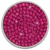 Amello Stahl Coin Zirkonia fuchsia für Coinsfassung Edelstahlschmuck ESC301P