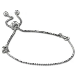 Armäleon Damenarmband Komplettset Kugelkette Design+Verschluss 925er ARS010J