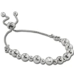 Armäleon Damenarmband Komplettset Kugel Design+Verschluss 925 Silber ARS013J