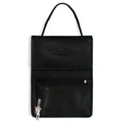 Bag Street Brustbeutel Leder schwarz Brusttasche Brustbörse OTJ503S