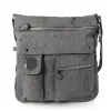Bag Street Crinkle Nylon grau Cross-Body OTJ206K