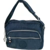 Bag Street leichte Nylon blau Handtasche OTJ227B