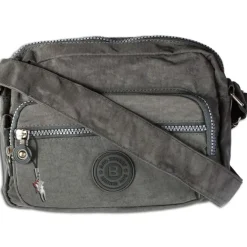 Bag Street leichte Nylon grau Handtasche OTJ227K