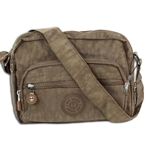 Bag Street leichte Nylon stone Handtasche OTJ227L
