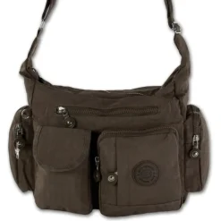 Bag Street Nylon braun Damen crossover OTJ205N