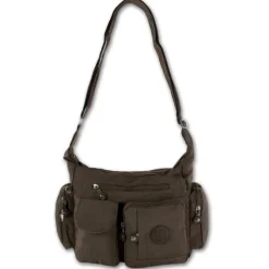 Bag Street Nylon braun Damen crossover OTJ205N