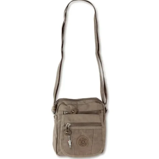 Bag Street Nylon grau, braun Crossover OTJ215L