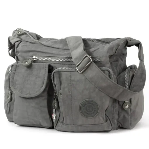 Bag Street Nylon grau Modische Crossover OTJ205K