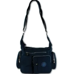 Bag Street Nylon navy Damen crossover OTJ205B