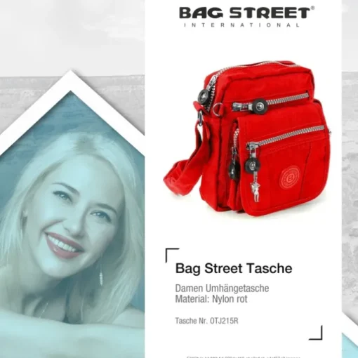 Bag Street Nylon rot Crossover OTJ215R