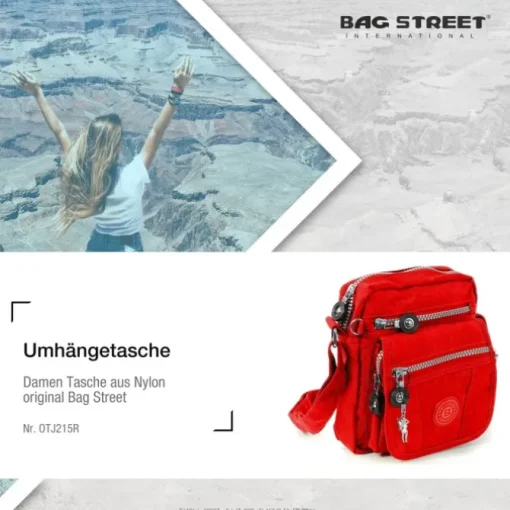 Bag Street Nylon rot Crossover OTJ215R