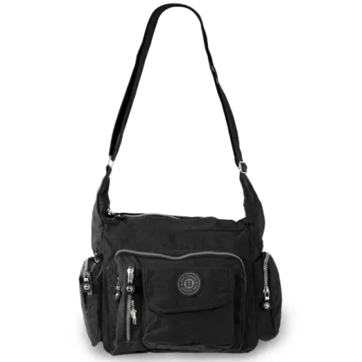 Bag Street Nylon schwarz Sportliche Damen OTJ204S