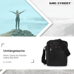 Bag Street Polyester schwarz Crossover OTJ252S